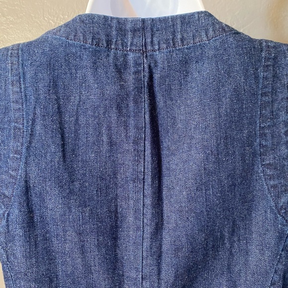 BANANA REPUBLIC DENIM Snap Front Vest/Tank - Picture 7 of 16
